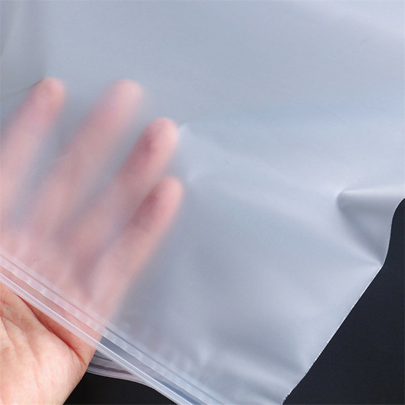 Peva Plastic Poly Clear Clothing Zipper Bags Custom Frosted for T-Shirt Garment