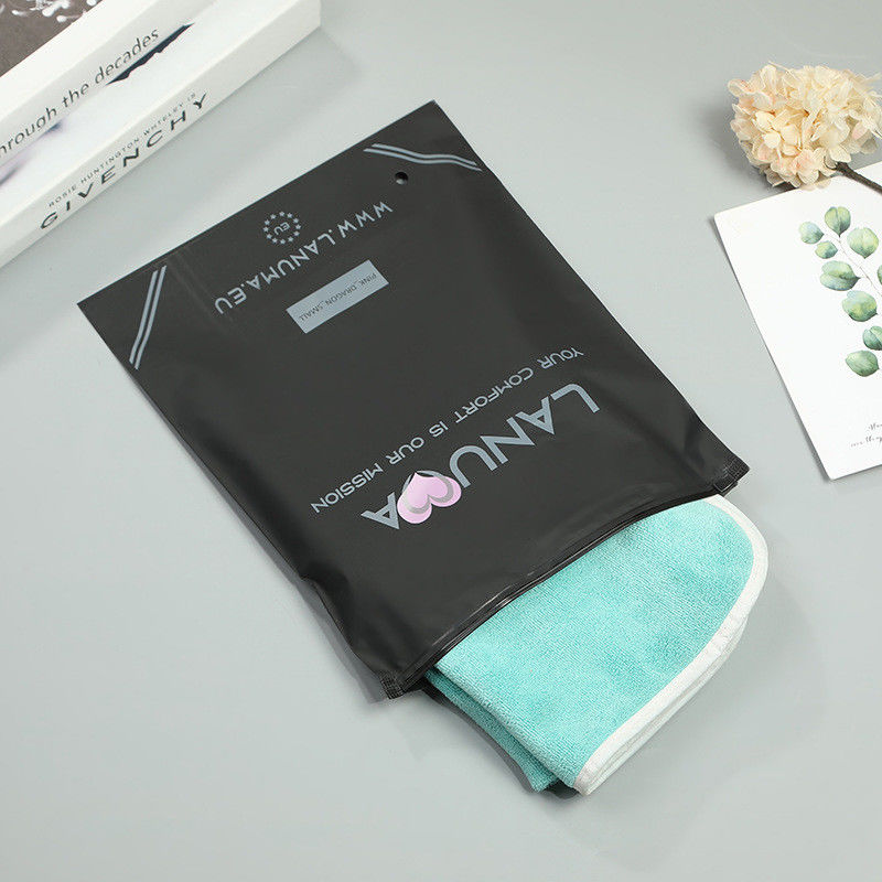 PEVA Print Custom Frosted Zipper Lock Bag for T Shirt Shoes Clothing Packaging