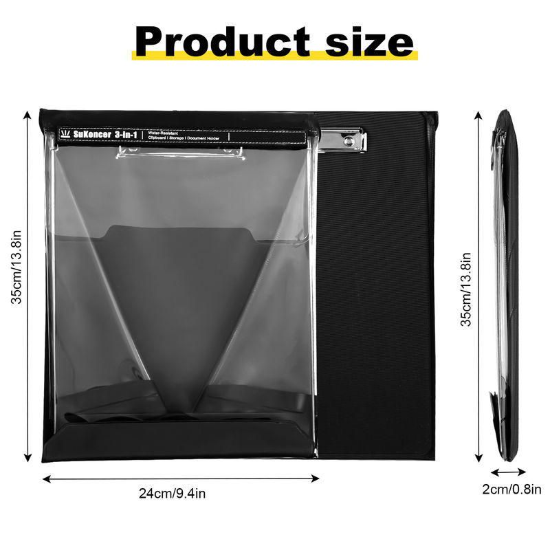Students PVC Outdoor Sketching Angled Board Acrylic Writing Slant Board With Clip Copertura