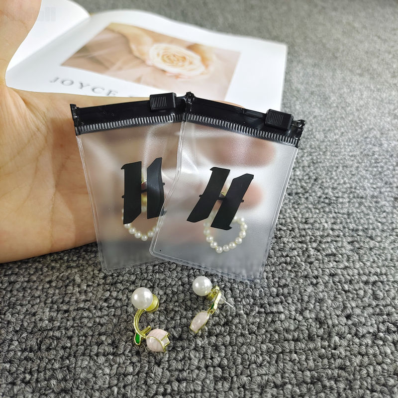 Crystal Clear PVC Resealable Zipper Closure Storage Bag Dustproof Waterproof Jewelry Organizer