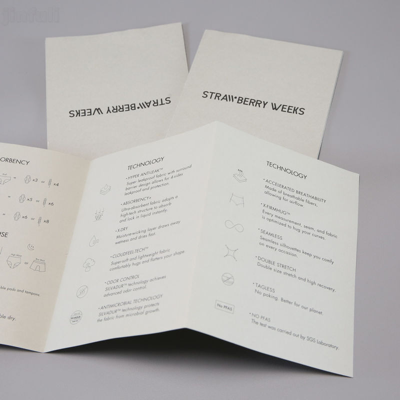 Printing Folded Custom Mini Booklet Products Guidelines Print Instruction Booklet