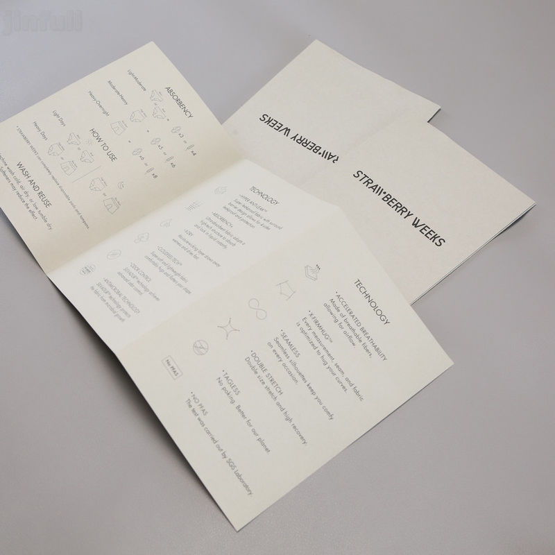 Printing Folded Custom Mini Booklet Products Guidelines Print Instruction Booklet