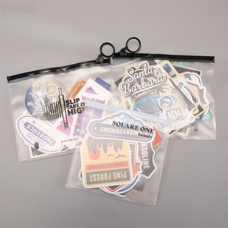 PVC Zipper Storage Bag Clear Waterproof for Cosmetic Jewelry Hair Accessories