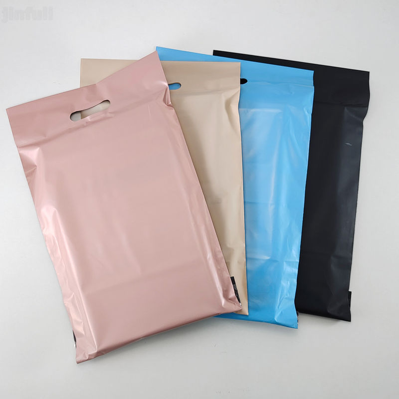 Wholesale OEM custom pink color own logo printed mailing bags shipping poly mailer for shoe box/clothes