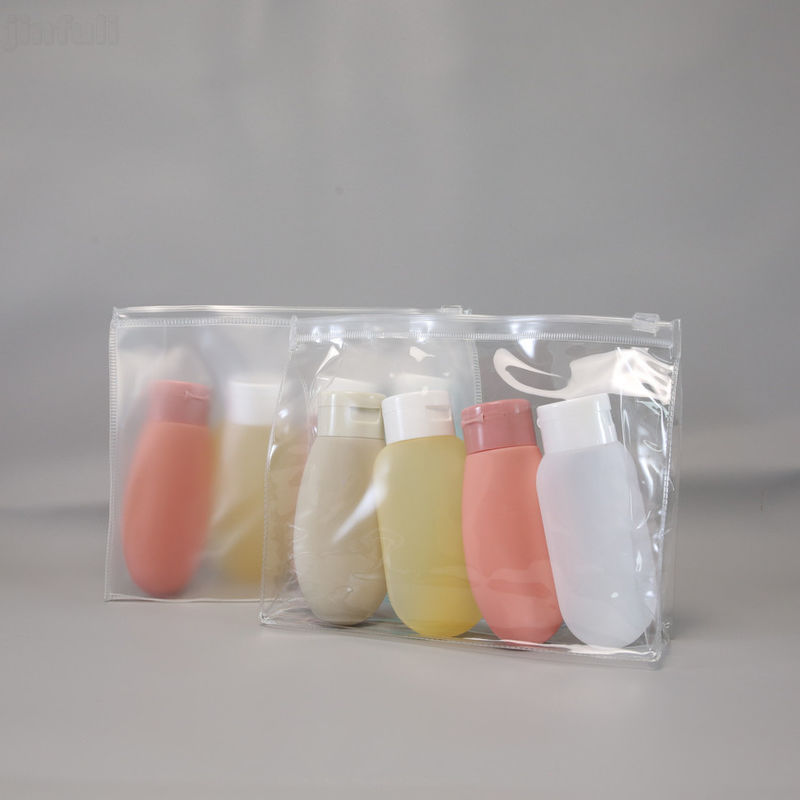 Sac en plastique cosmétique compact pour un rangement minimaliste et sans encombrement