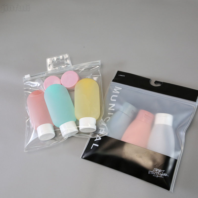 Customized Size and Color Cosmetic Plastic Bag for Household and Personal Care