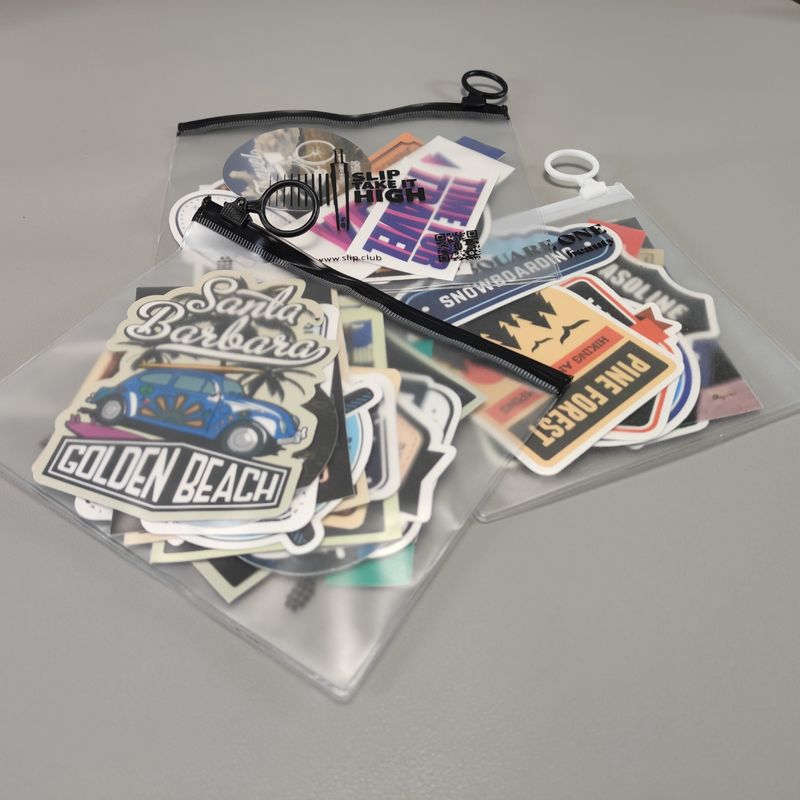 Lightweight and Portable PVC Zipper Bags for Easy Carrying and Storage of Your Collection