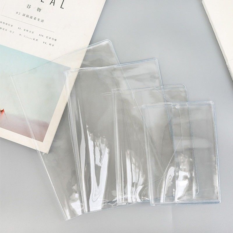 PVC Transparent Protective Sleeve For A6 A5 Notebook Journals Planner Book Diary Cover