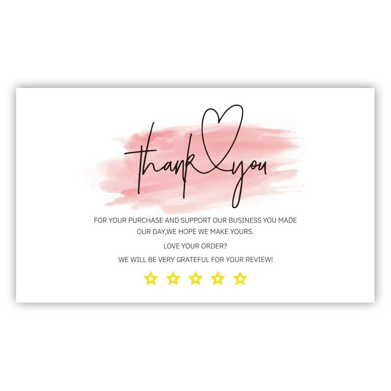Full Color Double Sided Printing Custom Business Card Personalized Logo for Wedding